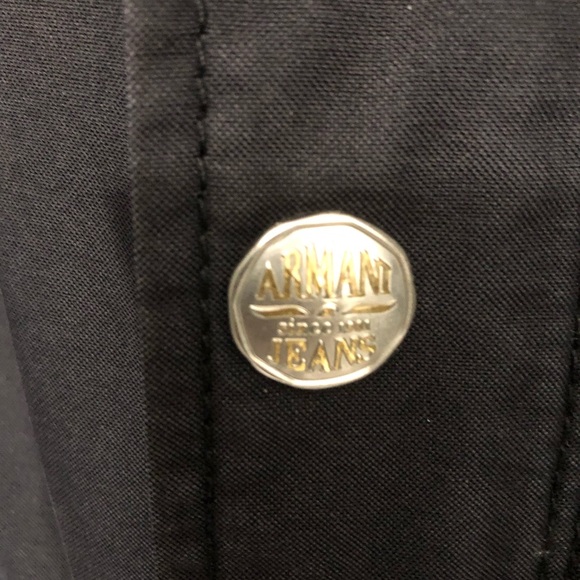 AJ Armani Jeans Saetta Riders  chic luxury jacket coat size Xl - Picture 4 of 12